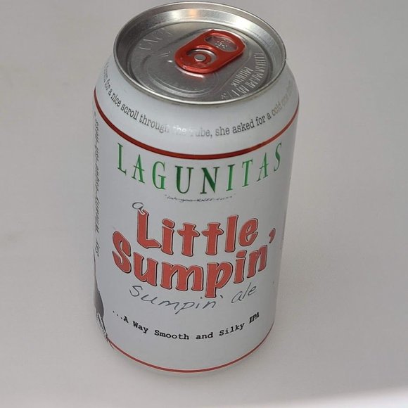 Lagunitas Brewing CA Little Sumpin' Ale 12oz Empty Beer Can Bottom Opened - Picture 2 of 6